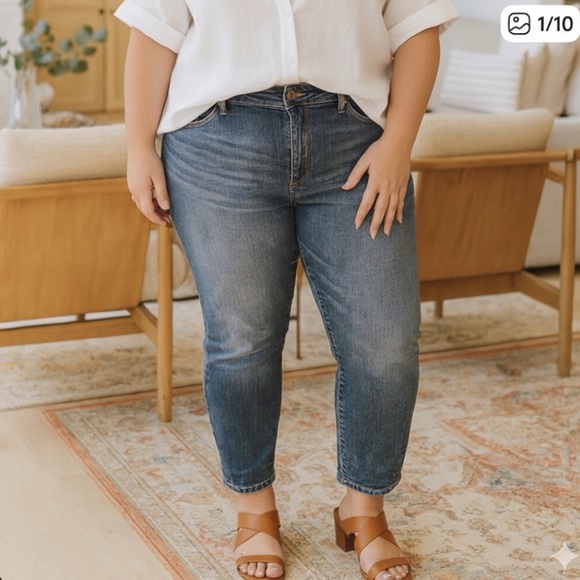 Judy Blue Denim - Judy Blue Mid‎ Rise Slim Fit Jeans size 15/32 Women’s